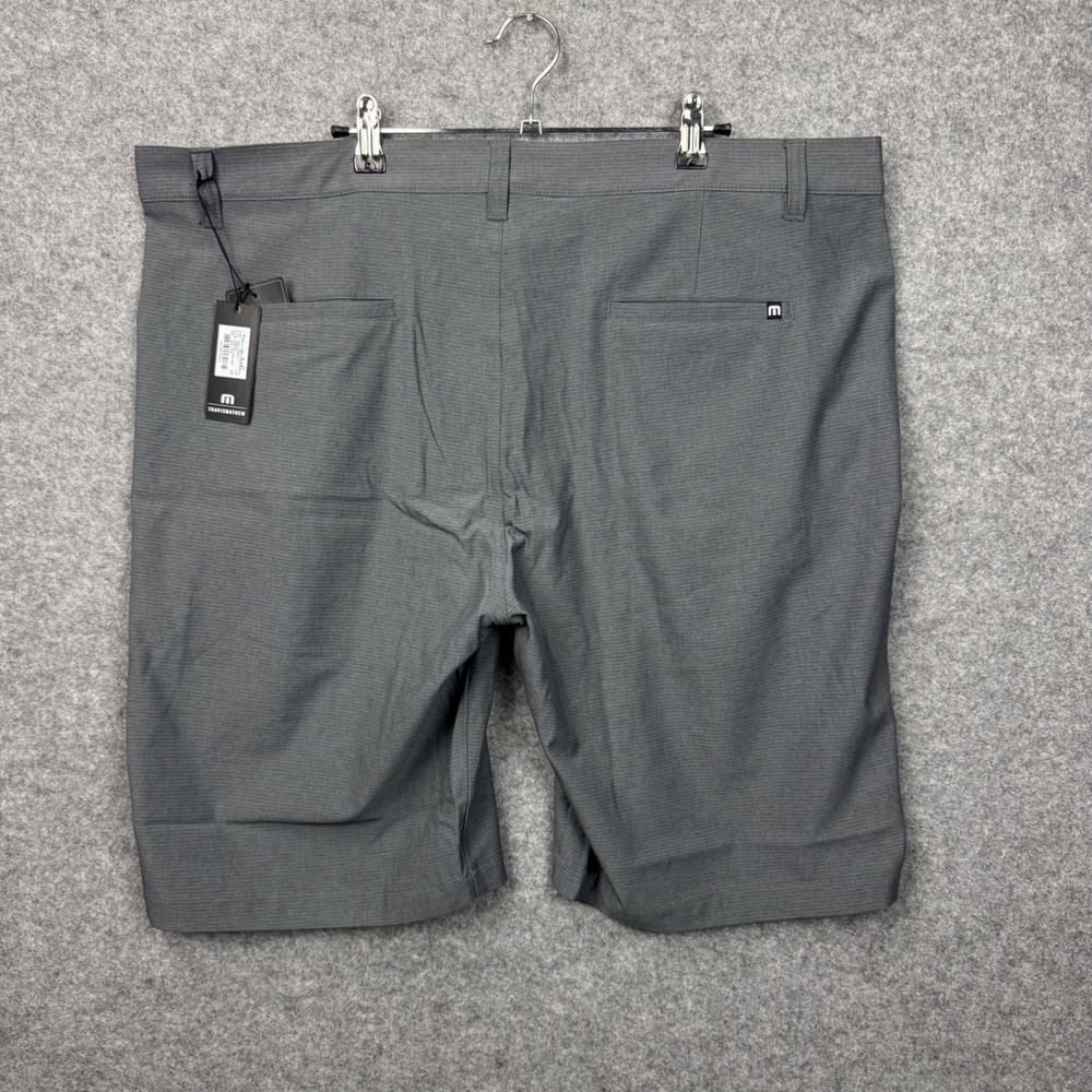 TravisMathew‎ Sand Harbor Golf Shorts Mens 42 Heather Dark Grey 1MW387 NWT - Picture 3 of 11